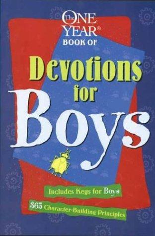 Cover of The one year book of devotions for boys