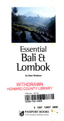 Cover of Essential Bali & Lombok