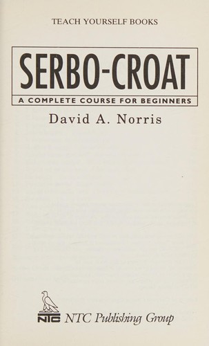 Cover of Serbo-Croat