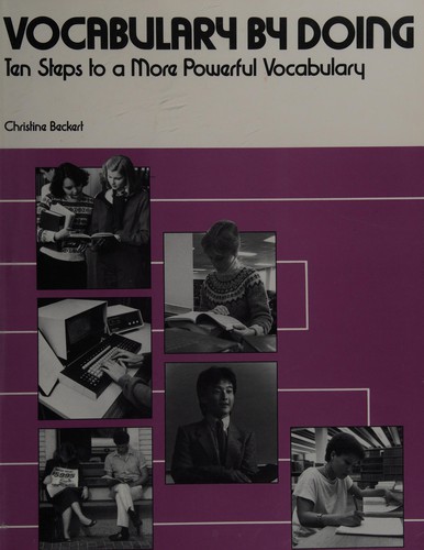 Cover of Vocabulary by doing