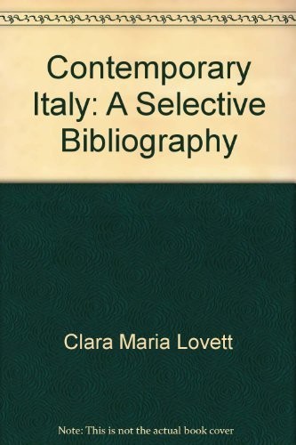 Cover of Contemporary Italy
