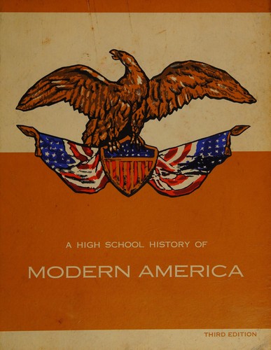 Cover of A high school history of modern America