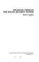 Cover of Financial crisis in the Social Security system