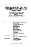 Cover of CMV, pathogenesis and prevention of human infection
