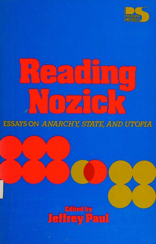 Cover of Reading Nozick