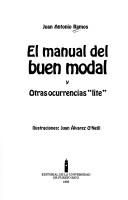 Cover of El manual del buen modal y otras ocurrencias "lite"