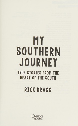 Cover of My Southern journey