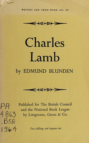Cover of Charles Lamb