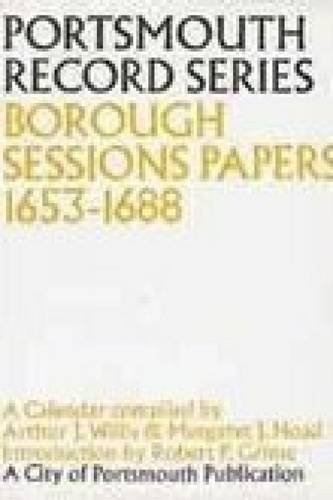 Cover of Borough Sessions papers, 1653-1688