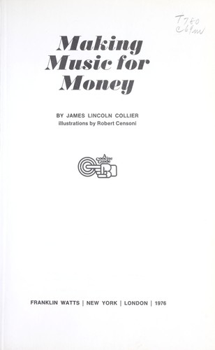 Cover of Making Music for Money