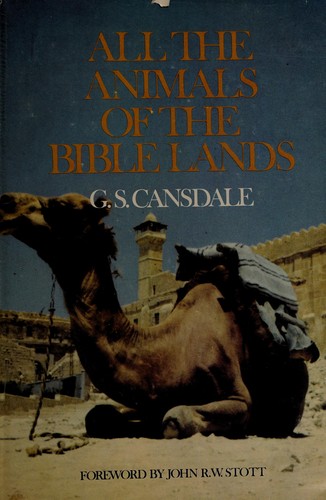 Cover of Animals of Bible lands