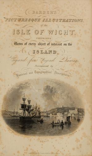 Cover of Barber's picturesque illustrations, of the Isle of Wight