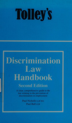 Cover of Tolley's discrimination law handbook