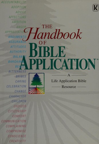 Cover of The handbook of Bible application