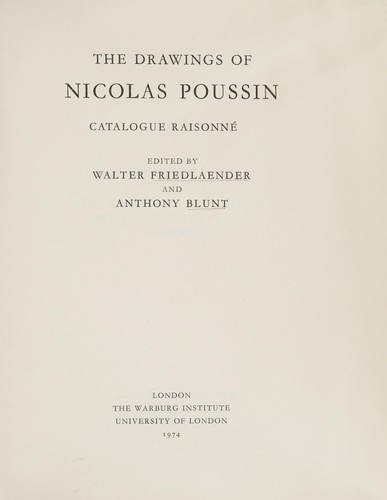Cover of The drawings of Nicolas Poussin