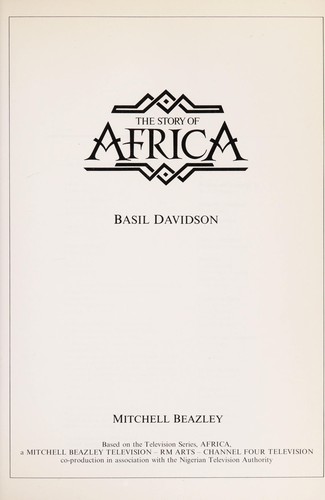 Cover of The story of Africa