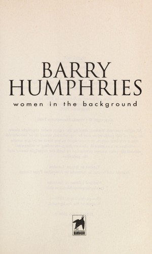 Cover of Women in the background