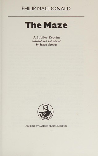 Cover of The maze: An exercise in detection