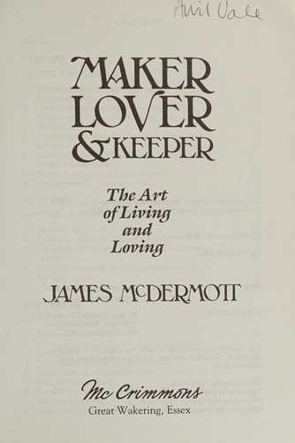 Cover of Maker, Lover & Keeper
