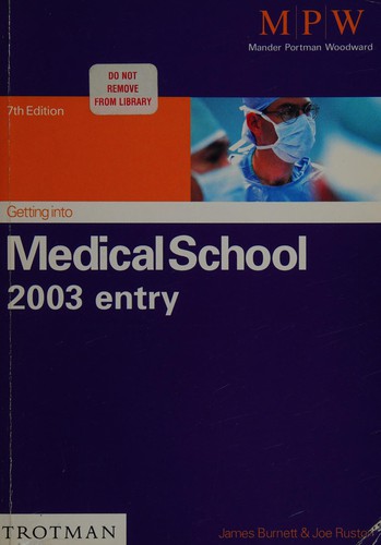 Cover of Getting into Medical School (Getting into)