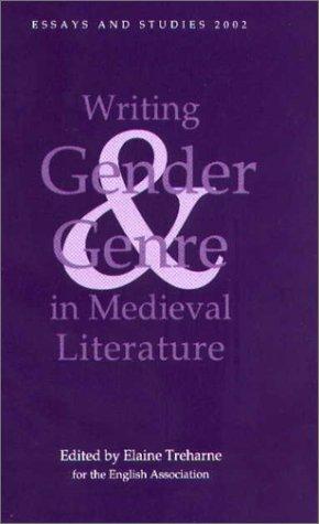 Cover of Writing gender and genre in medieval literature