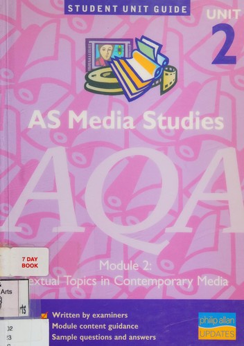 Cover of AS media studies unit 2