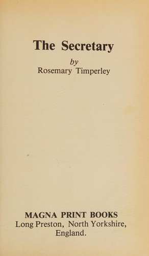 Cover of The secretary