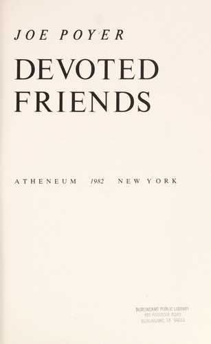 Cover of Devoted friends