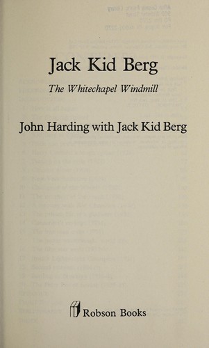 Cover of Jack "Kid" Berg