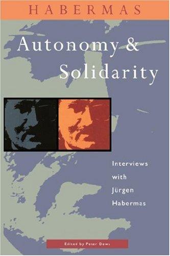 Cover of Autonomy and Solidarity