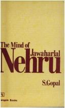 Cover of The mind of Jawaharlal Nehru