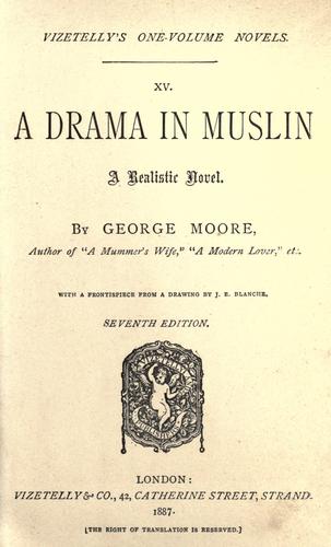 Cover of A drama in muslin