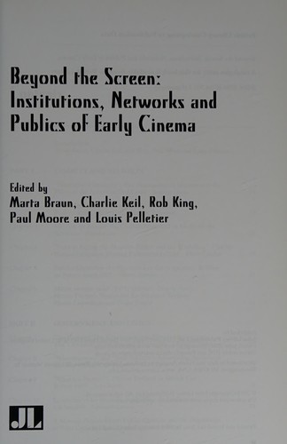 Cover of Beyond the Screen