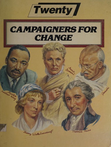 Cover of Twenty campaigners for change