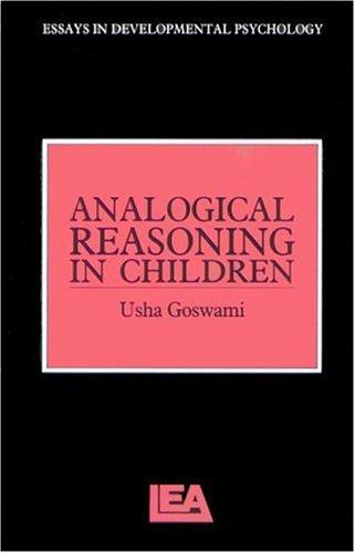 Cover of ANALOGICAL REASONING IN CHILDREN (Essays in Developmental Psychology)