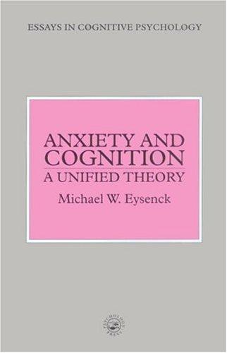 Cover of Anxiety and cognition