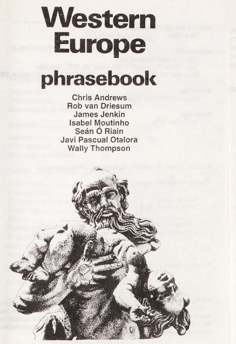 Cover of Lonely Planet Western Europe Phrasebook (Lonely Planet Europe Phrasebook)