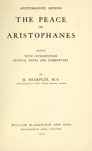Cover of Peace