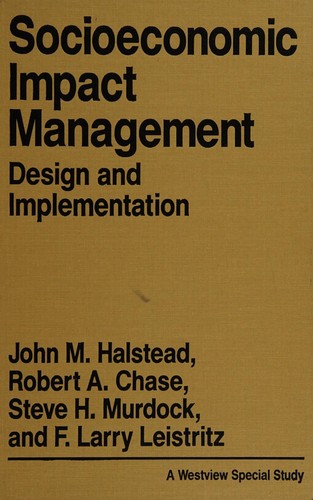Cover of Socioeconomic Impact Management
