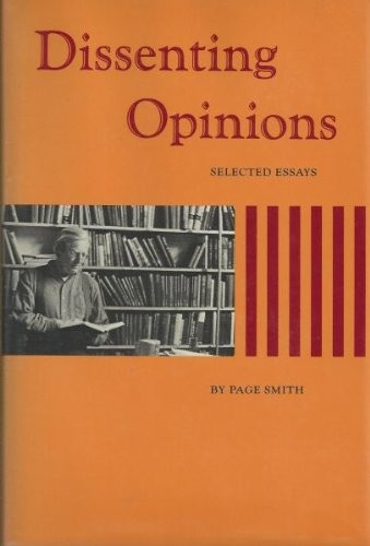 Cover of Dissenting opinions