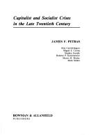 Cover of Capitalist and socialist crises in the late twentieth century