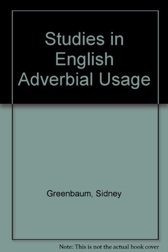 Cover of Studies in English adverbial usage