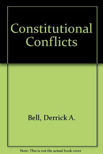 Cover of Constitutional Conflicts: Part 1.