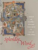 Cover of The splendor of the word
