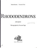Cover of Rhododendrons