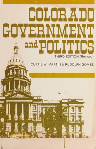 Cover of Colorado government and politics