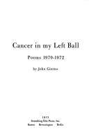 Cover of Cancer in my left ball