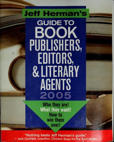 Cover of Jeff Herman's guide to book publishers, editors & literary agents