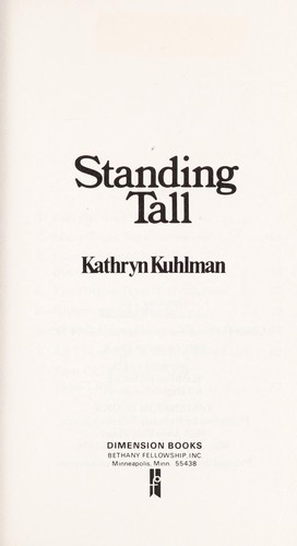 Cover of Standing tall