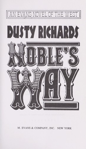 Cover of Noble's way